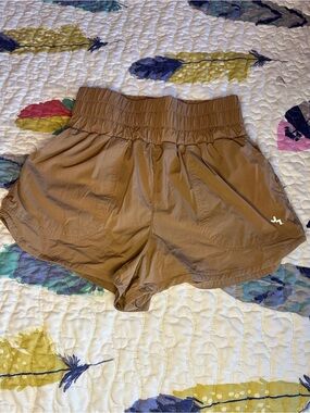 JoyLab Brown Gorpcore High-Waist Athletic Gym Shorts Size XS